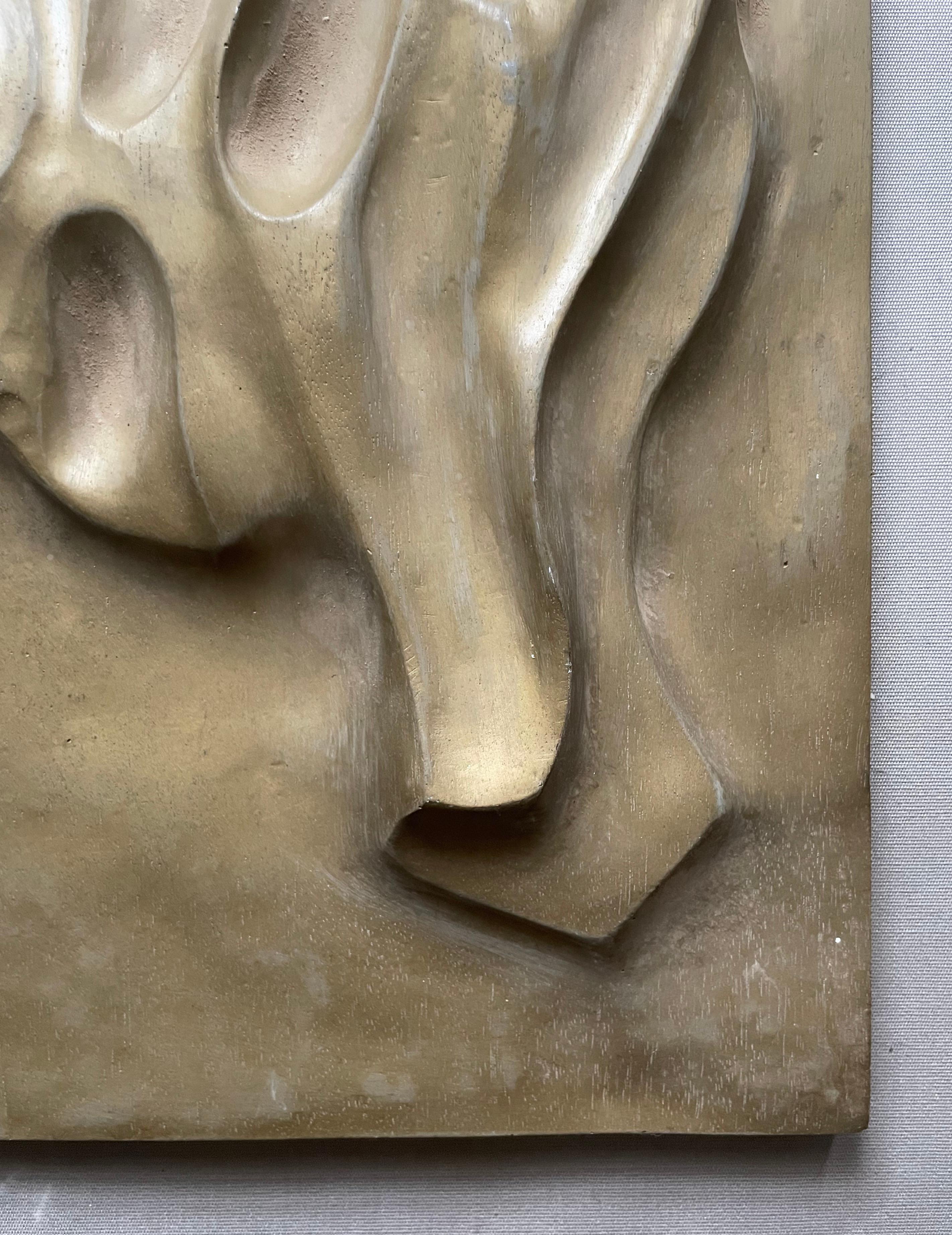 Fogliame, Scultura da parete, Fibra di vetro dipinta 2