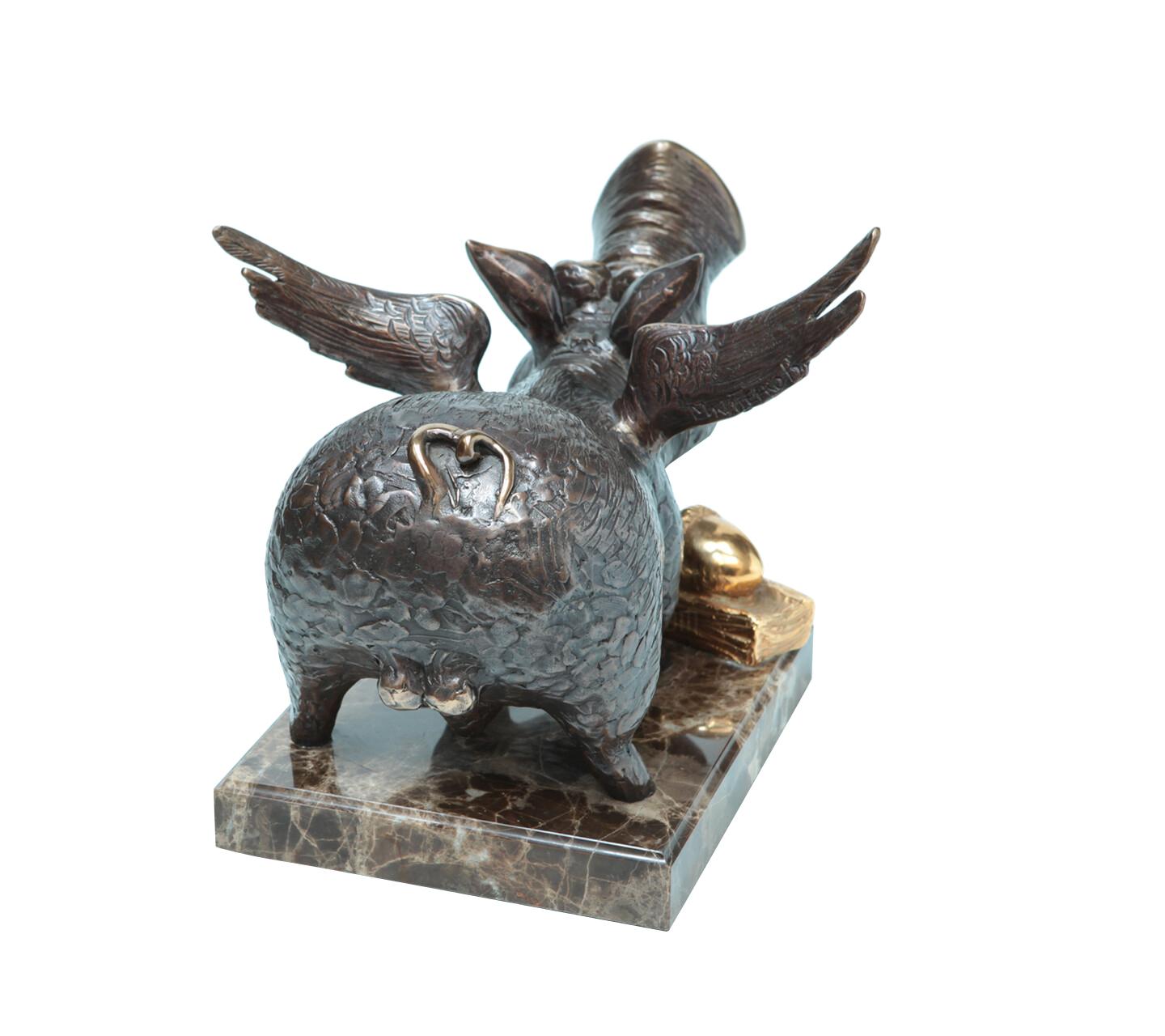 Food of The Gods, Bronze Sculpture by Volodymyr Mykytenko, 2007 For Sale 2