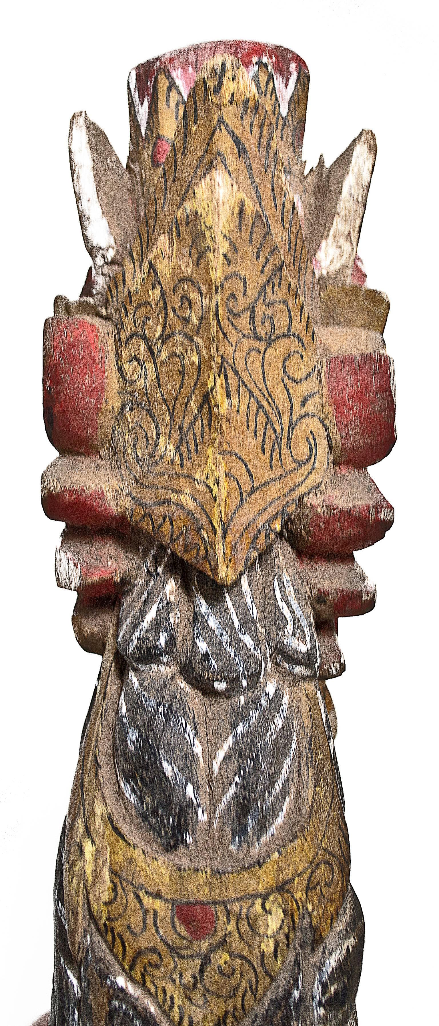 garuda wood carving