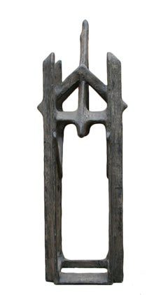 Geometrische abstrakte Tower-Skulptur aus Glasfaser