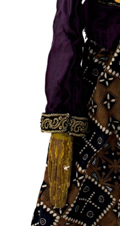 "Golek Puppet (Male), " Wood & Cloth created by Indonesia circa 1900