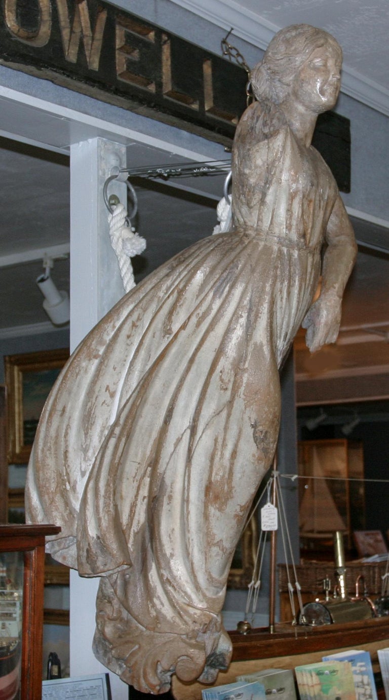 Unknown Graceful Figure Ships Figurehead For Sale at 1stDibs