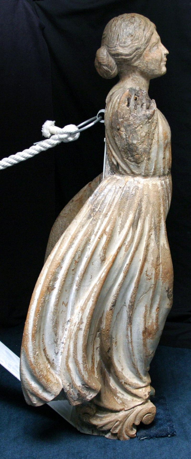 Unknown Graceful Figure Ships Figurehead For Sale at 1stDibs