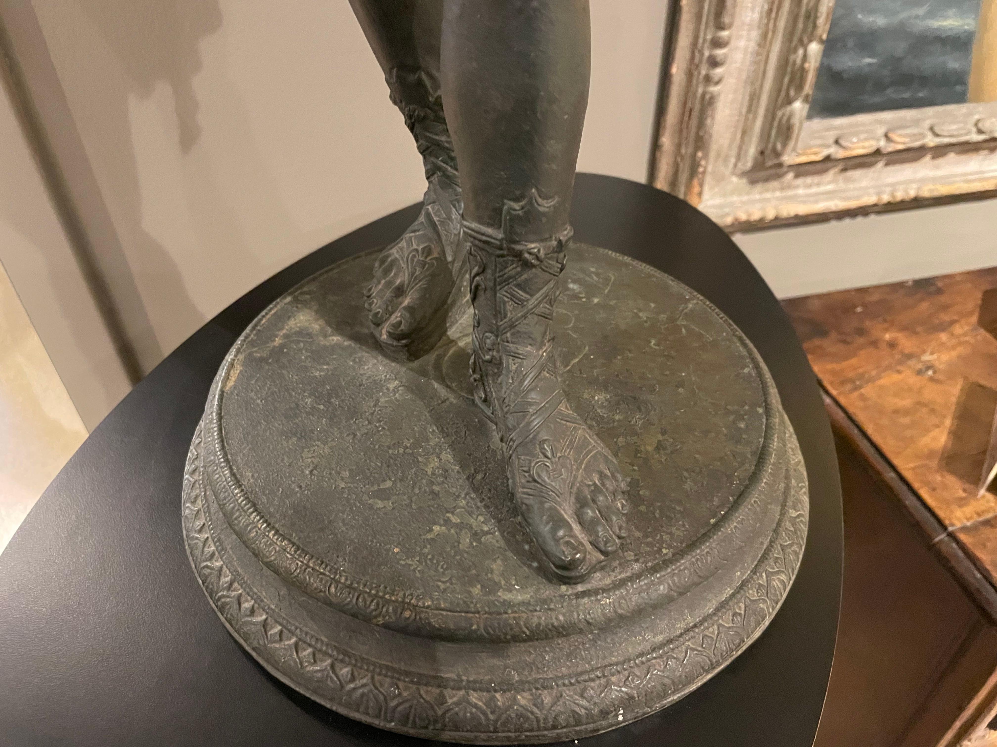Grand Tour Bronzeskulptur des Dionysos, Italienische Schule des 19. Jahrhunderts im Angebot 6