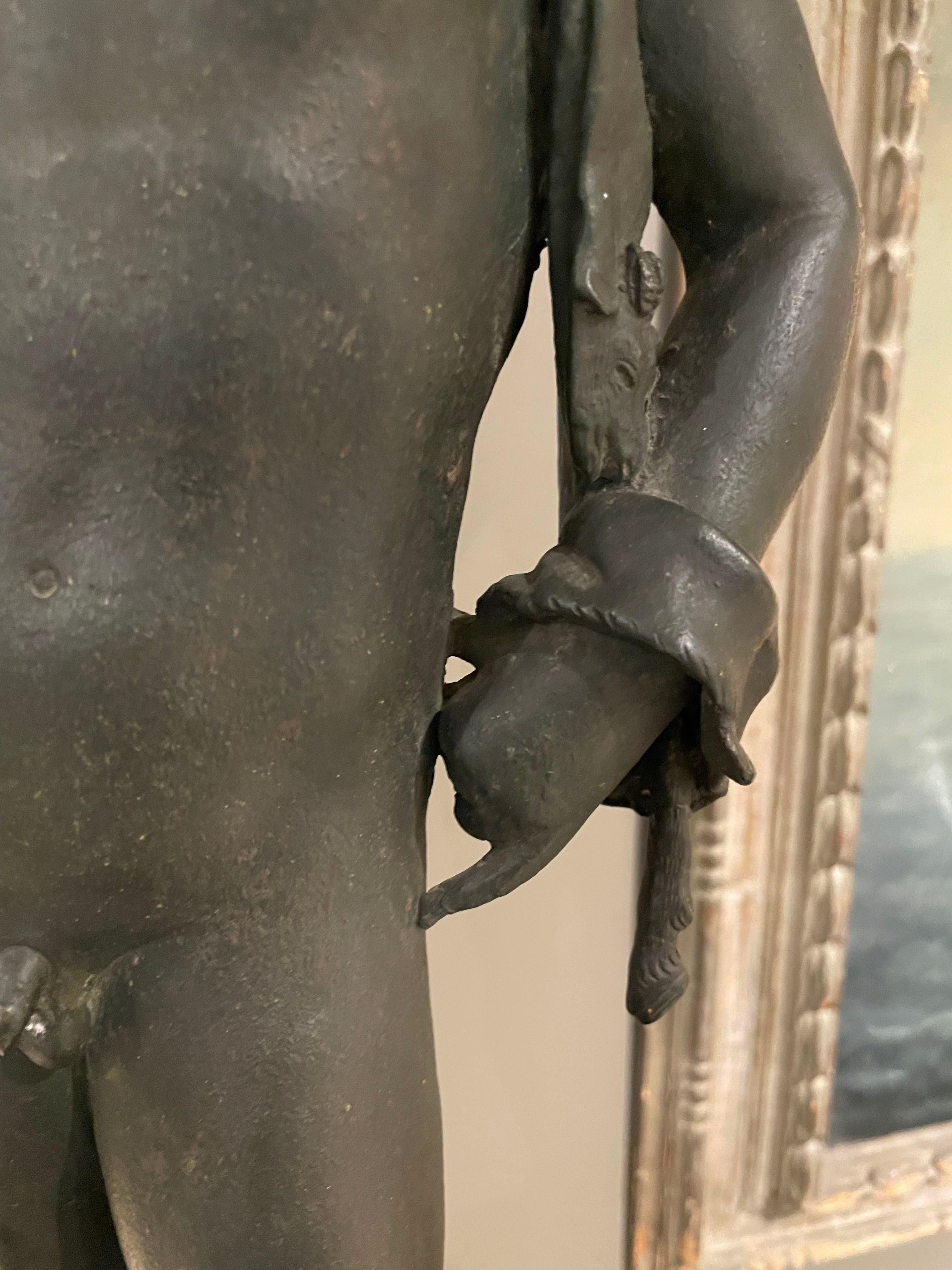 Grand Tour Bronzeskulptur des Dionysos, Italienische Schule des 19. Jahrhunderts im Angebot 8