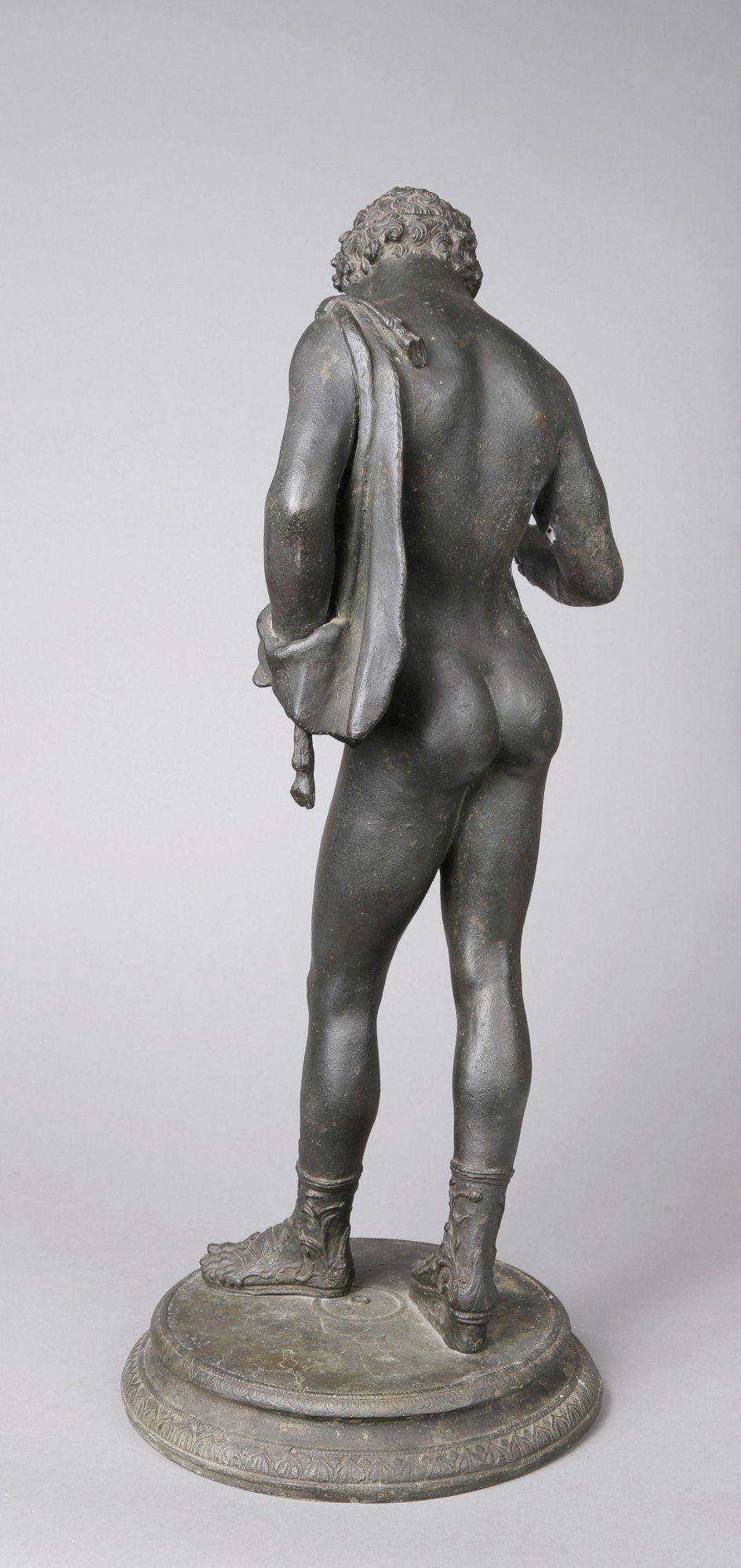 Grand Tour Bronzeskulptur des Dionysos, Italienische Schule des 19. Jahrhunderts im Angebot 3