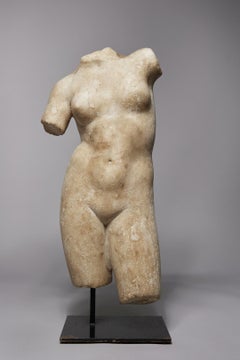 Antique Grand Tour Torso of Aphrodite/Venus After the Antiquity, 19th Century