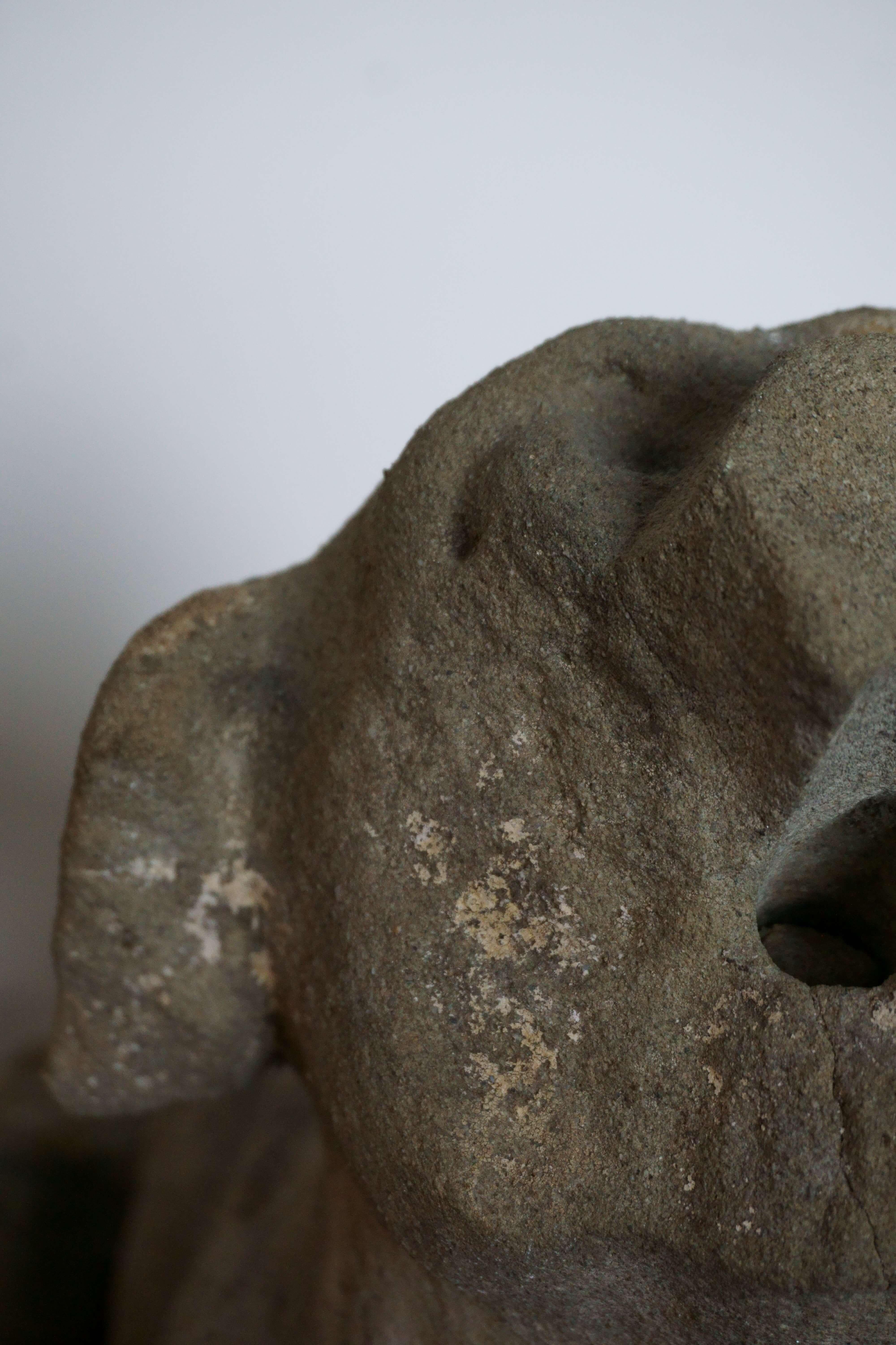 Gran escultura renacentista de lebrel en piedra Florencia siglo XVI en venta 3