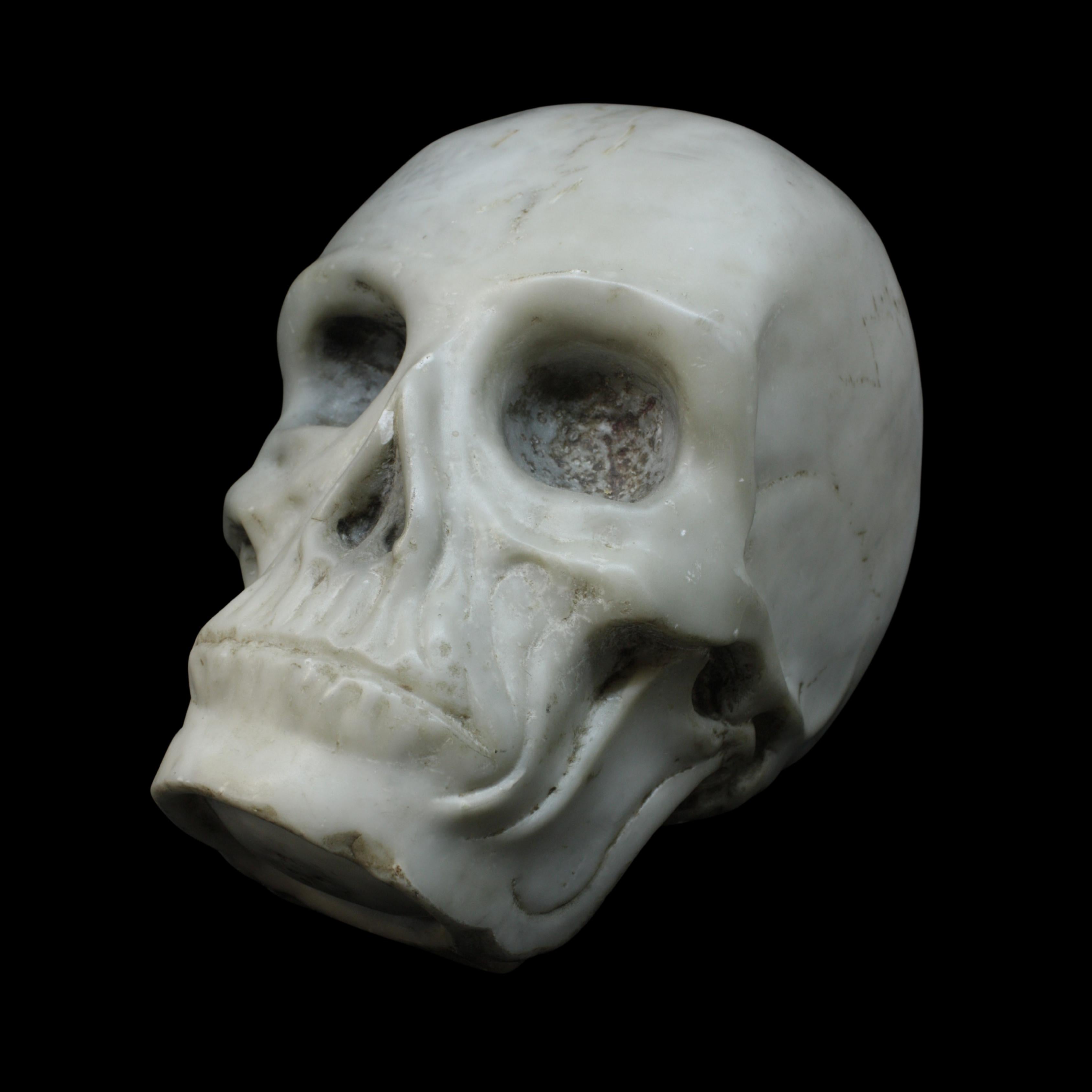 LARGE MARBLE SKULL For Sale 3
