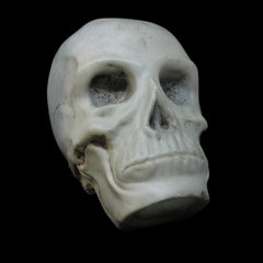 LARGE MARBLE SKULL