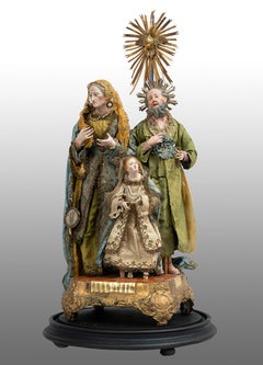 Antique sculptural group 19th century