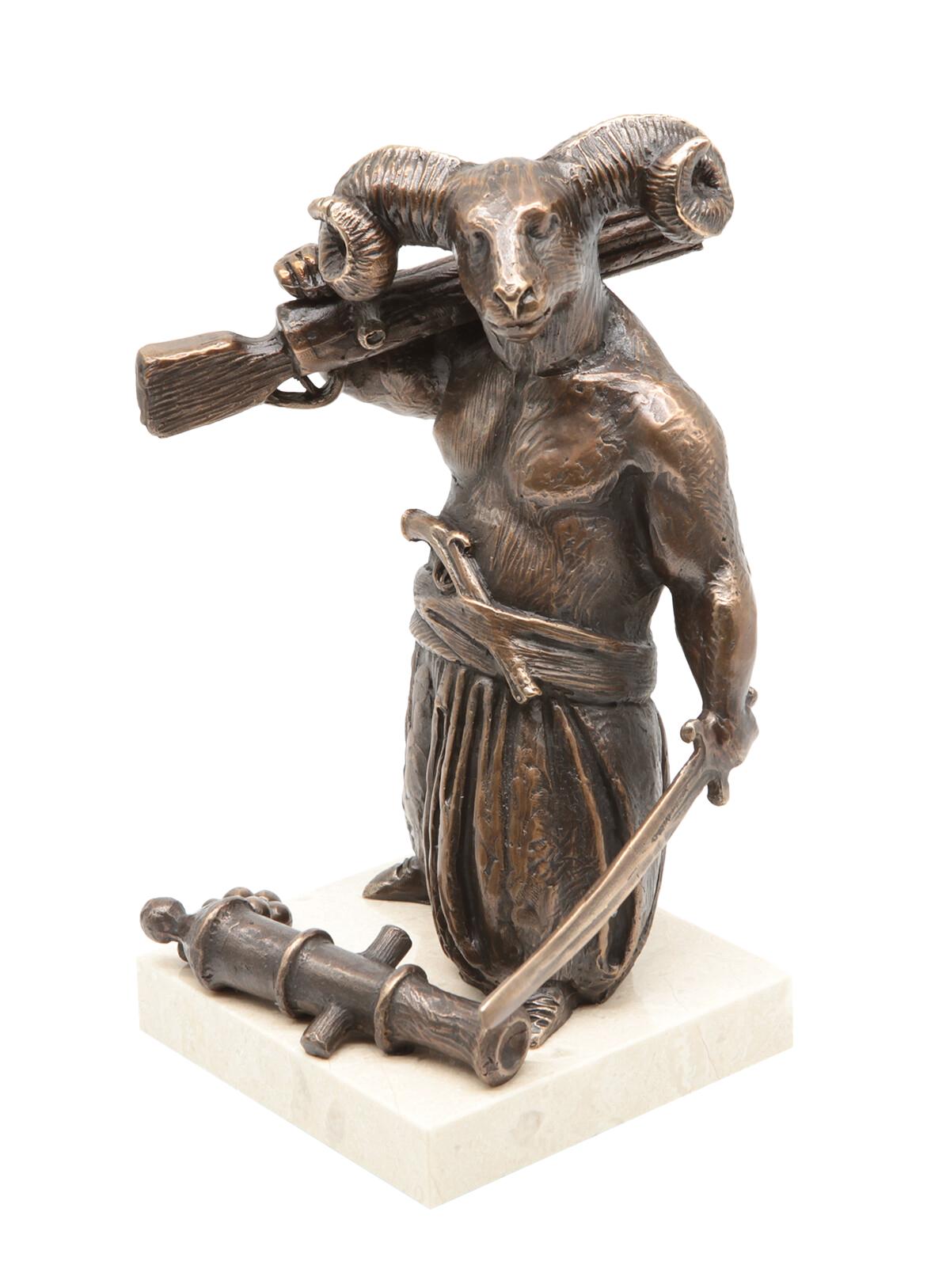 Guardian of Time, Bronze Sculpture by Volodymyr Mykytenko, 2015