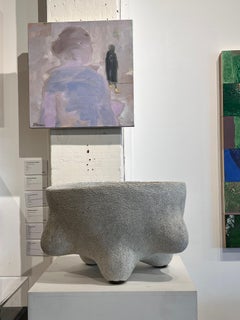 Hand Built Stoneware with Lichen Glaze Cloud Bowl by Nathaniel Patschke
