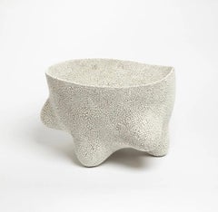 Hand Built Stoneware with Lichen Glaze Cloud Bowl by Nathaniel Patschke
