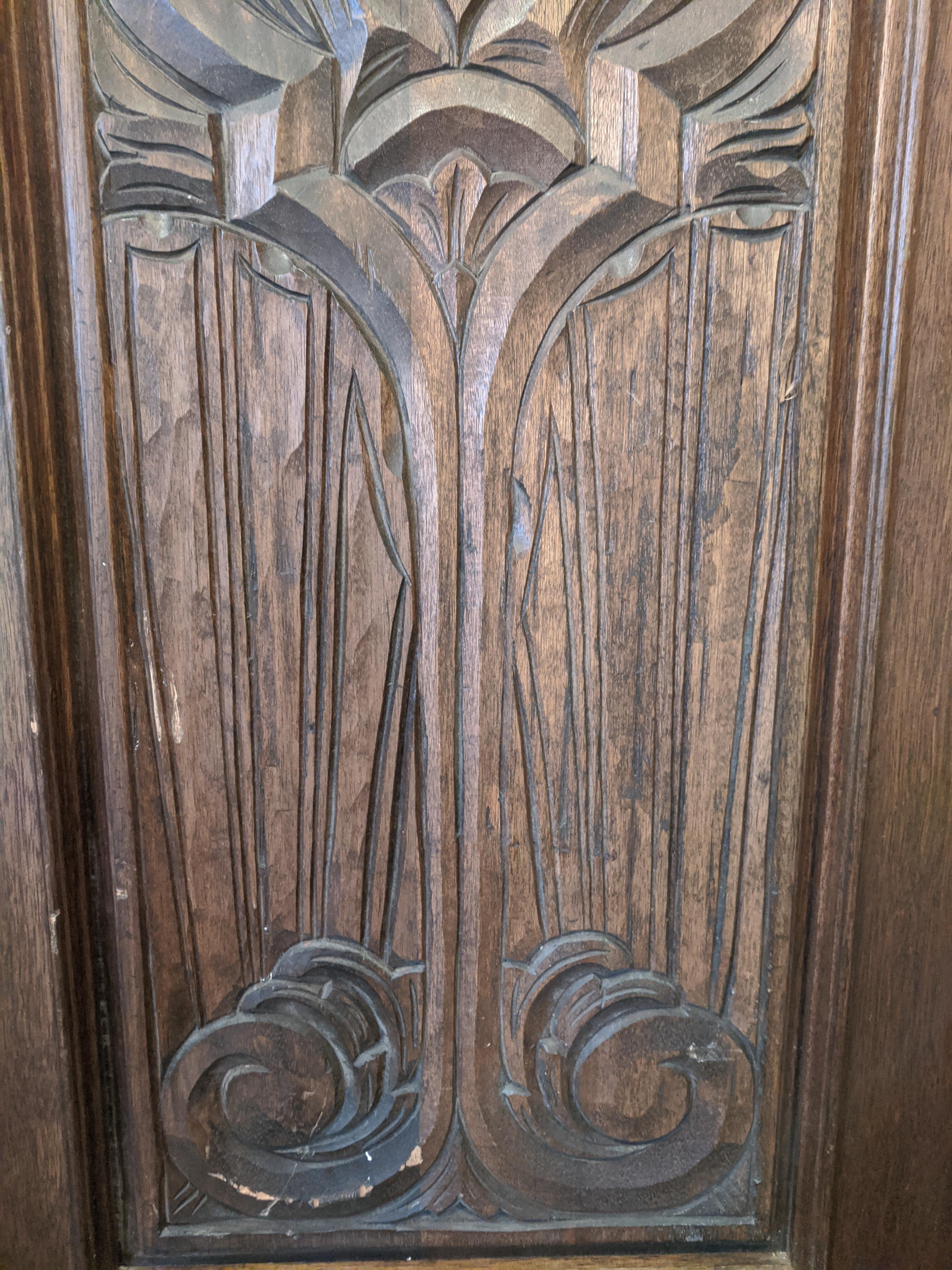 Hand Sculpted Wooden Doors 2
