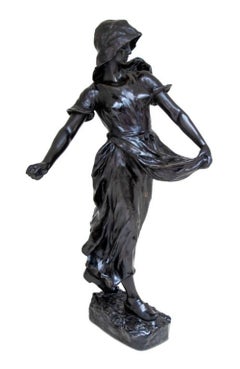 Hans Schork "The Sower" Patinated Bronze