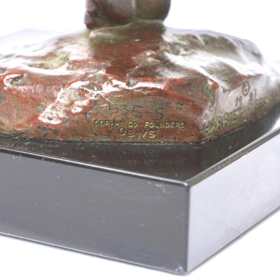 Harriet Frishmuth 1923 Bronce de la vid en venta 5