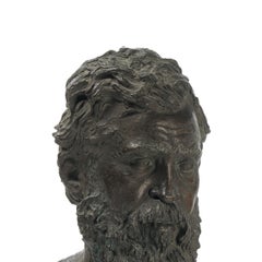 Head depicting Italian sculptor Ludovico Buonarroti called Michelangelo