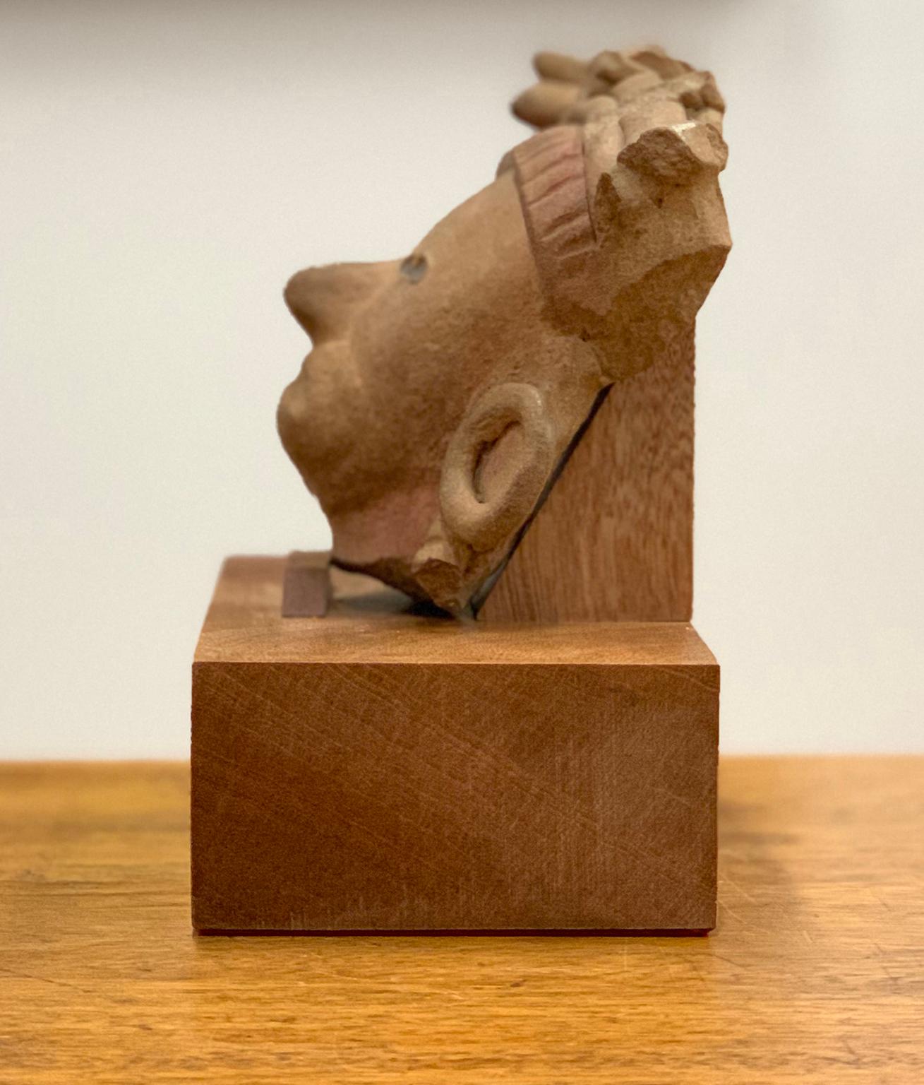 Head Fragment - Remojadas Culture - Classic Veracruz Culture 100 BCE to 800 CE - Sculpture by Unknown