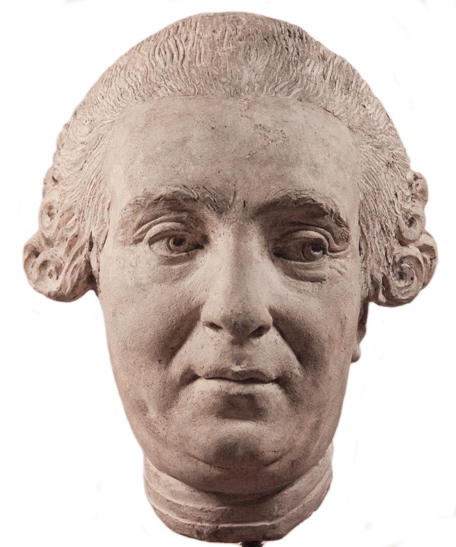 Unknown Figurative Sculpture - Head of a gentleman, circa 1770 attributed to Jean-Baptiste Defernex (1728-1783)