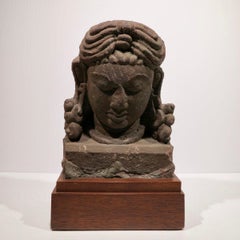 Head of Goddess, Central India, 8th Century