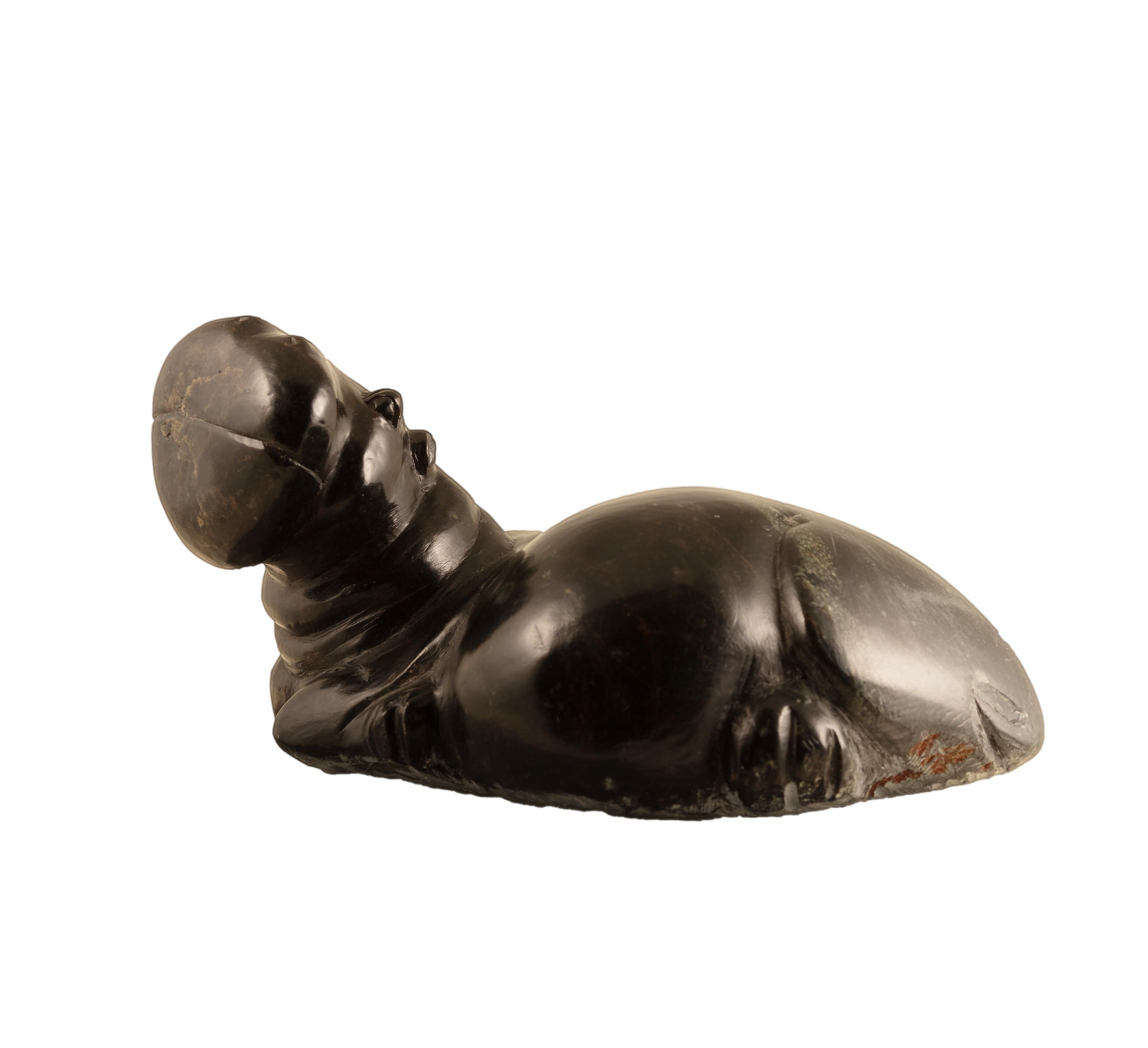 Figurative Sculpture di Unknown - Ippopotamo