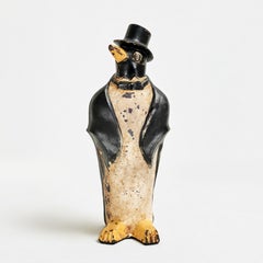 Hubley Antique Cast Iron Penguin Doorstop