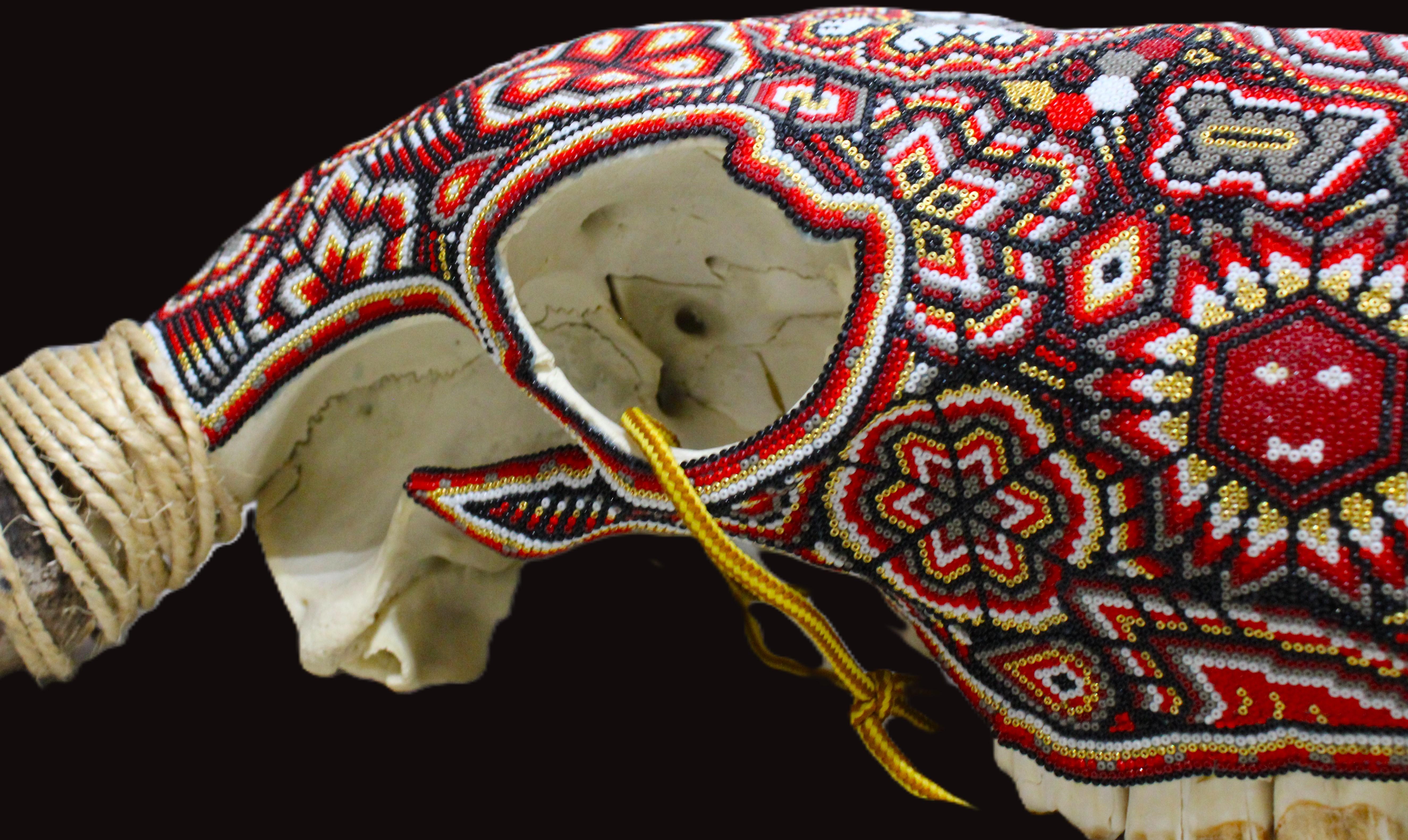 HUICHOL-BULL SKULL. . . . . For Sale 5