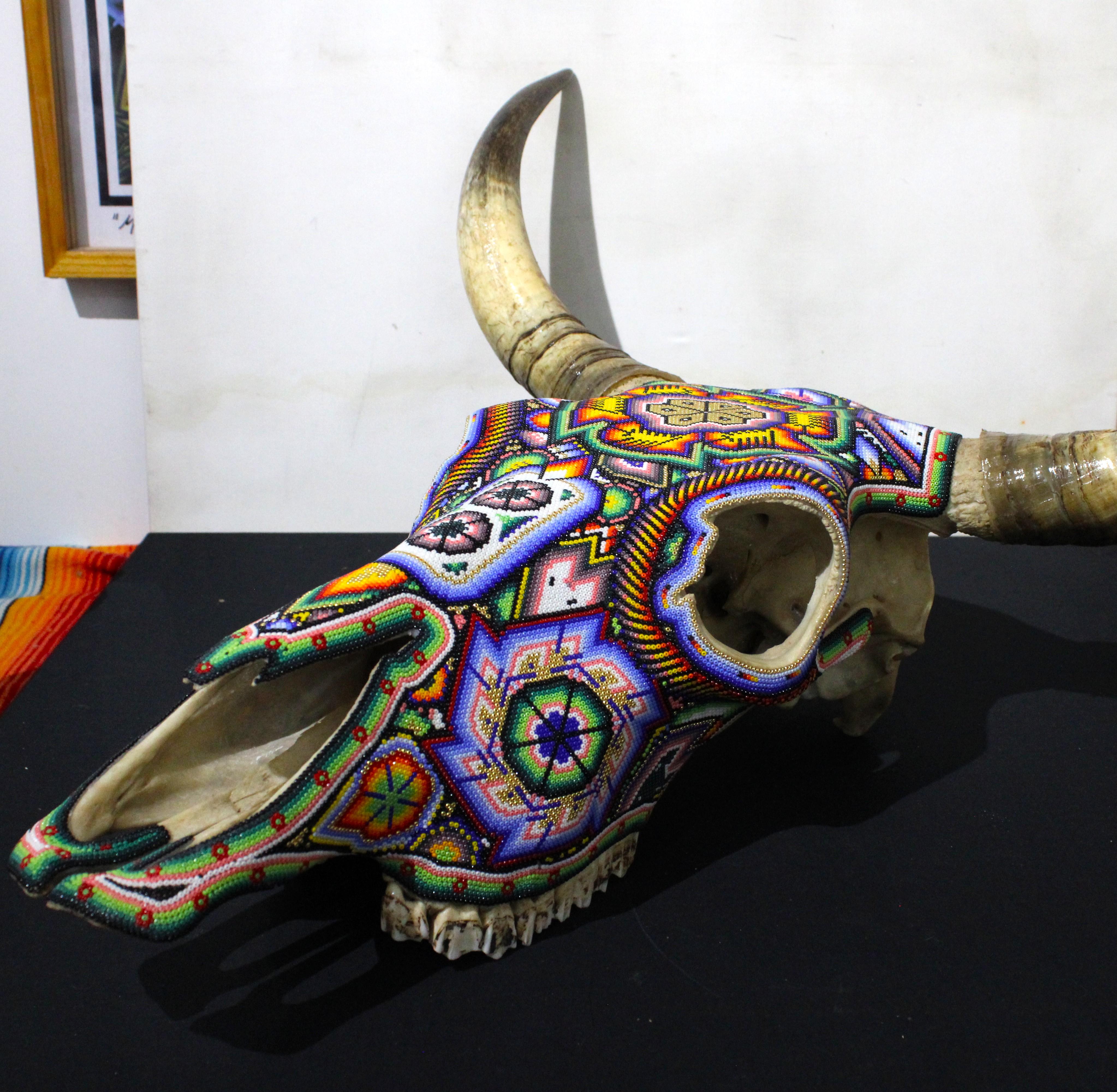 HUICHOL-BULL SKULL. . . . . . . . . For Sale 6