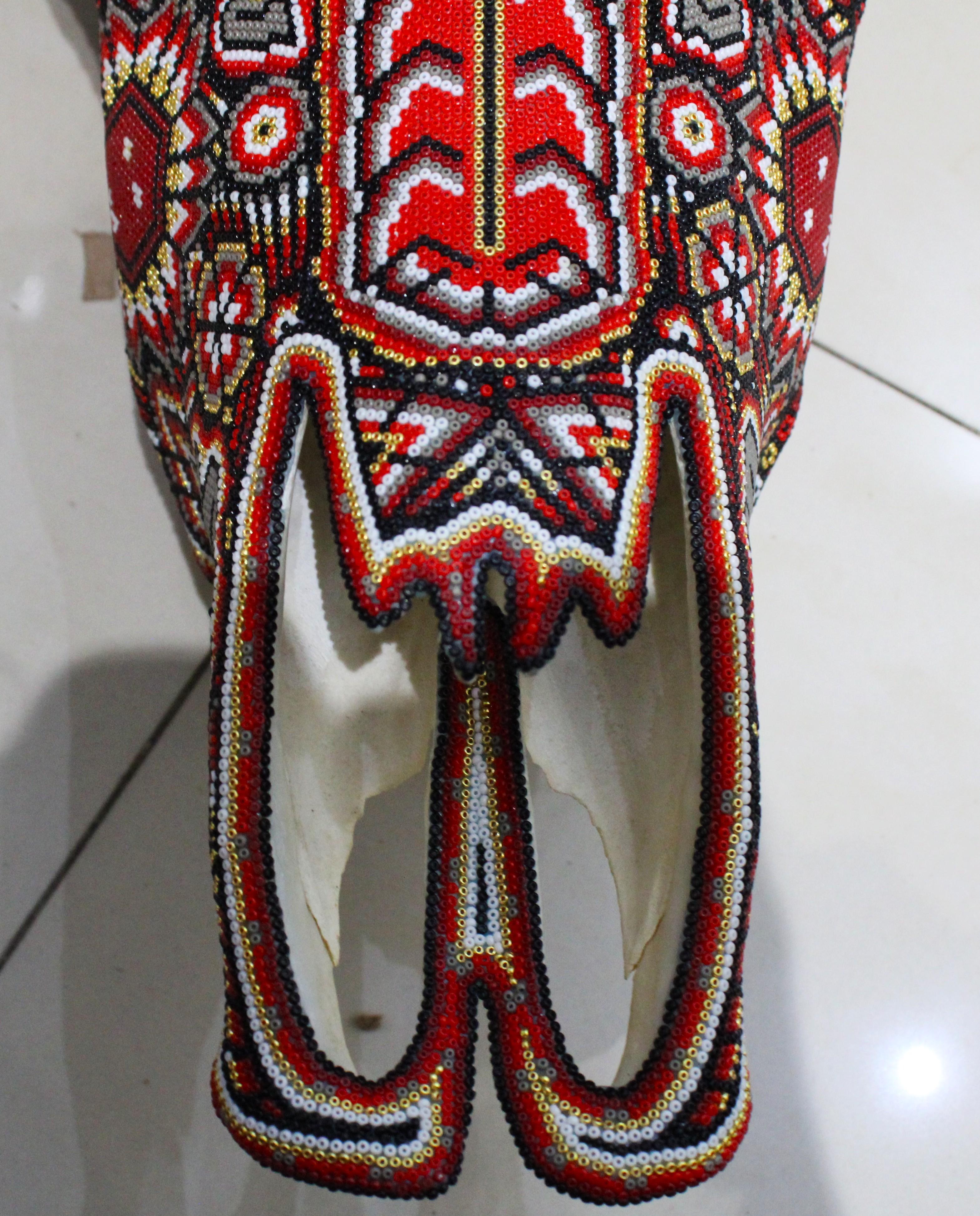 HUICHOL-BULL SKULL. . . . . For Sale 6