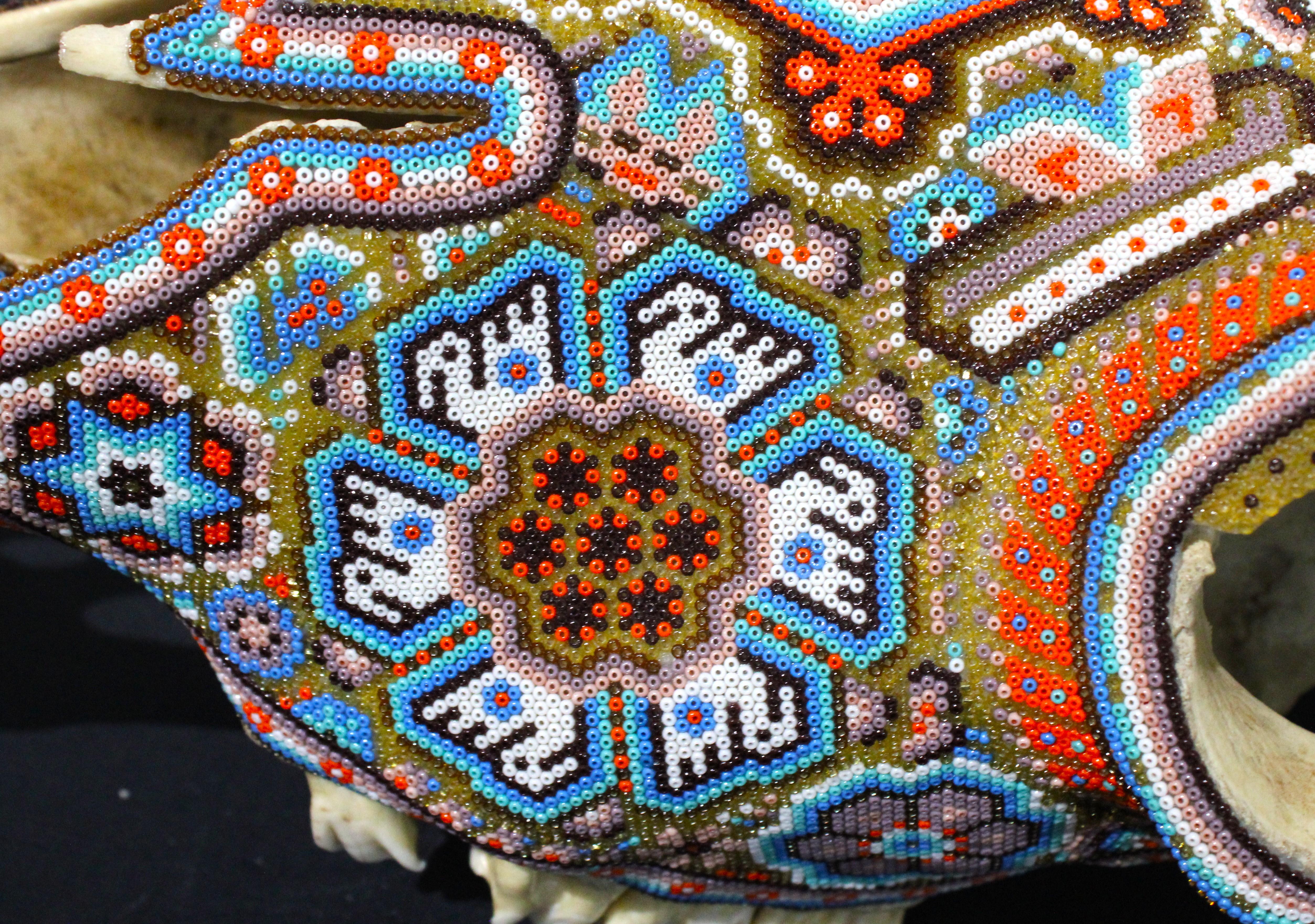 CRANIO DI TORO HUICHOL. . . . . . . in vendita 7