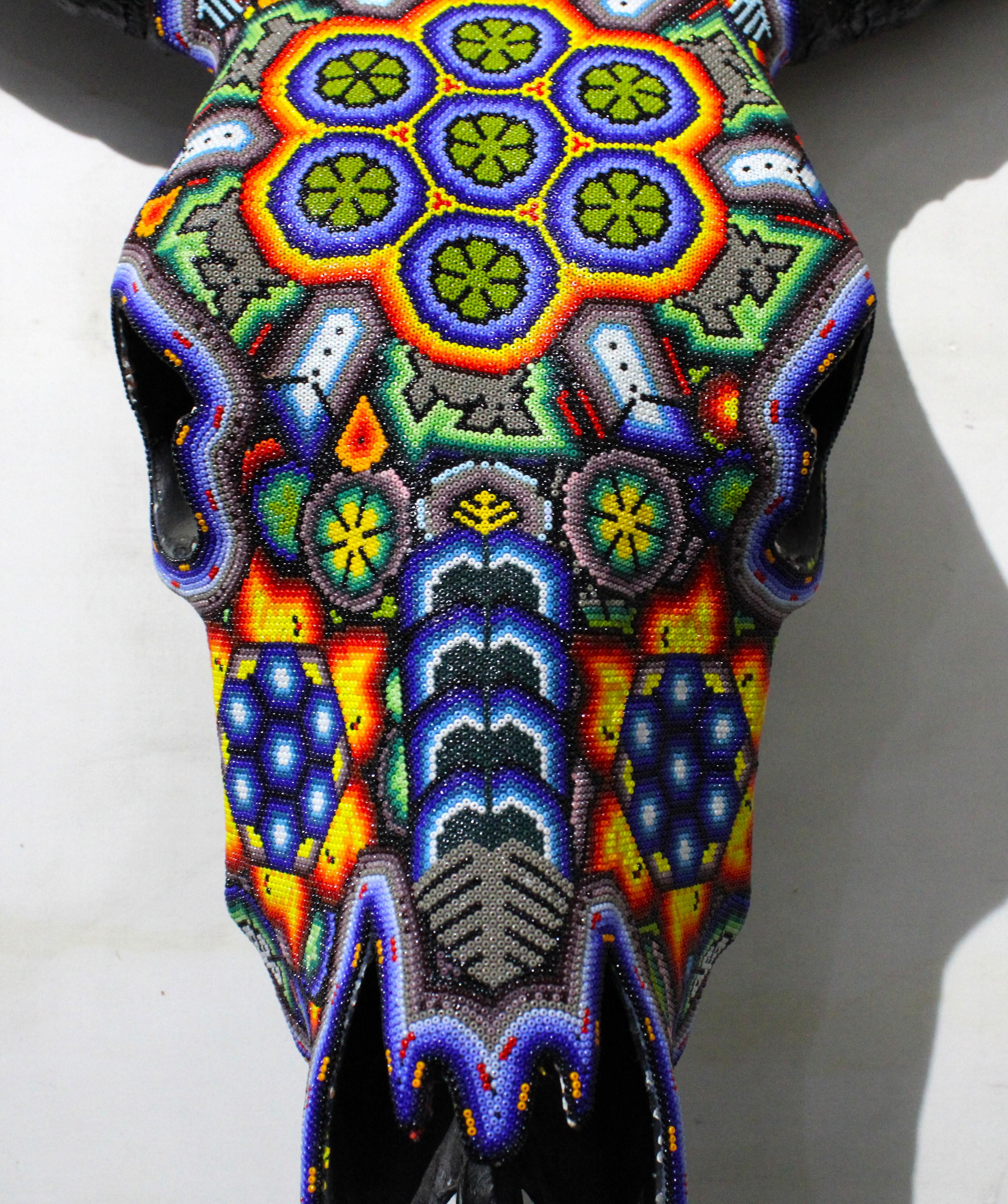 ALTERAZIONE DELL'ARTE . . è un processo di collaborazione tra Rick Wolfryd, artista e mercante d'arte con oltre 40 anni di esperienza, e vari artisti Huichol messicani e studi d'arte Huichol messicani da cui Rick è stato attratto dopo oltre 10 anni