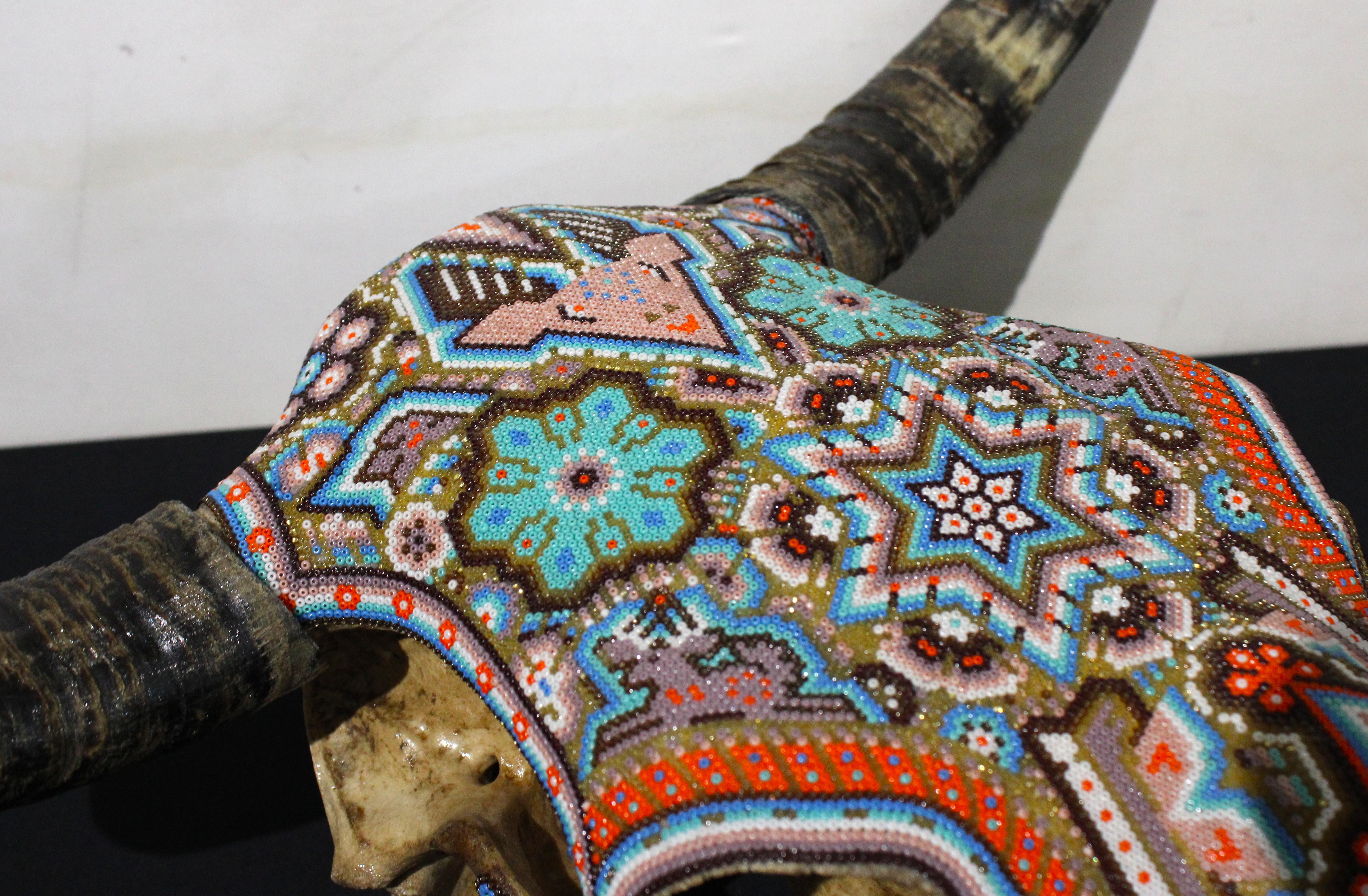 CRANIO DI TORO HUICHOL. . . . . . . in vendita 1