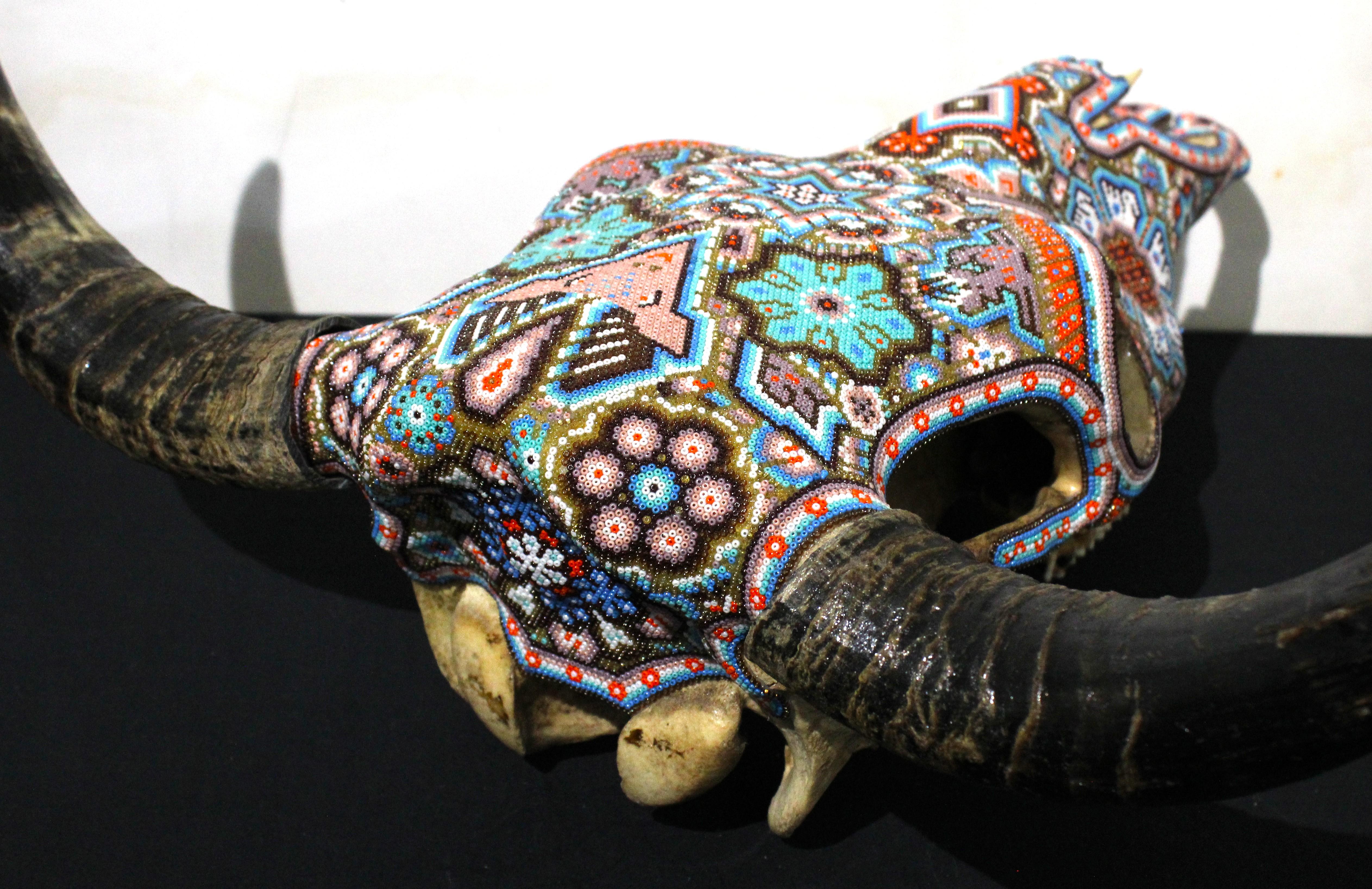 CRANIO DI TORO HUICHOL. . . . . . . in vendita 3