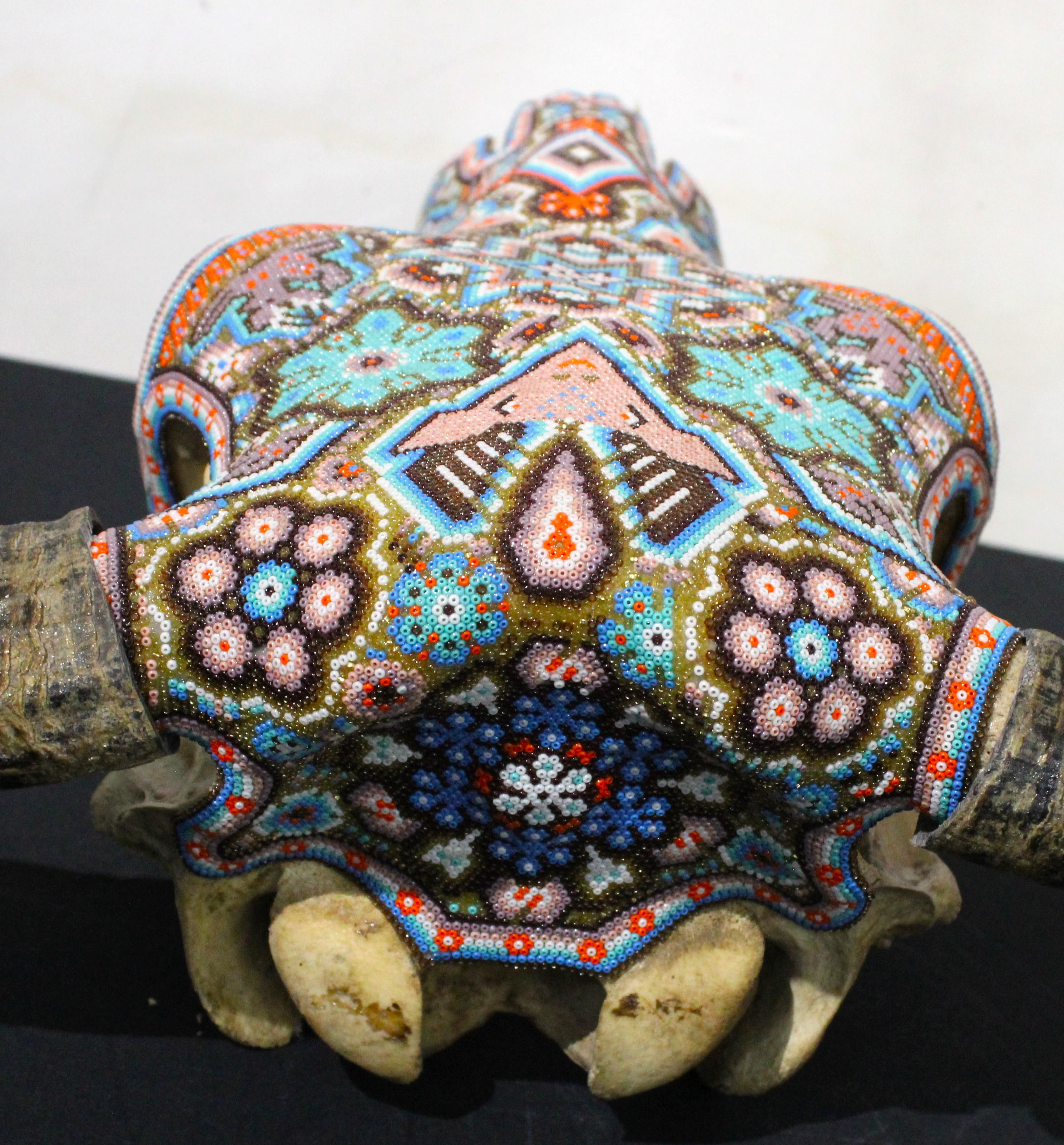 CRANIO DI TORO HUICHOL. . . . . . . in vendita 4