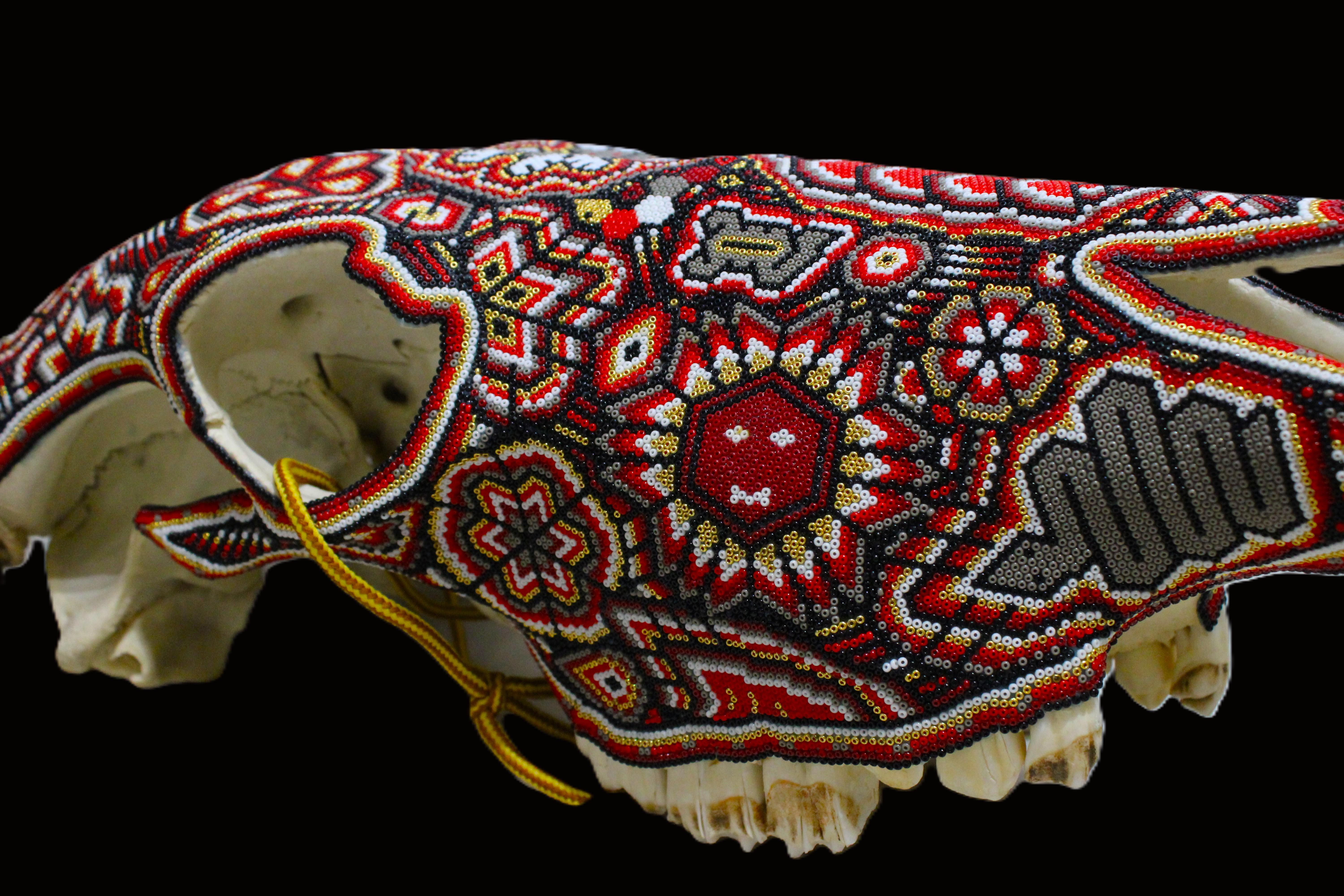 HUICHOL-BULL SKULL. . . . . For Sale 4