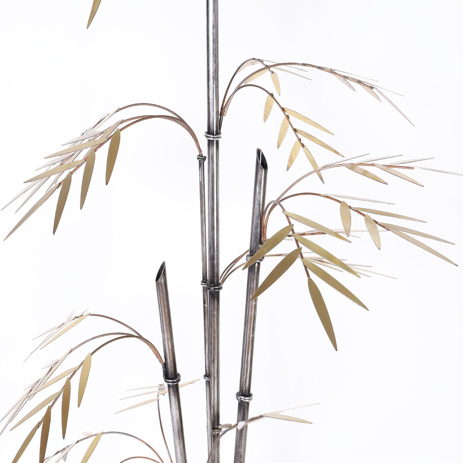 Illuminated Bamboo Tree Sculpture 2