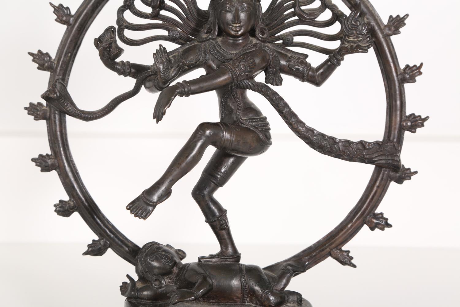Indian Bronze Figure of Shiva Nataraja  For Sale 1