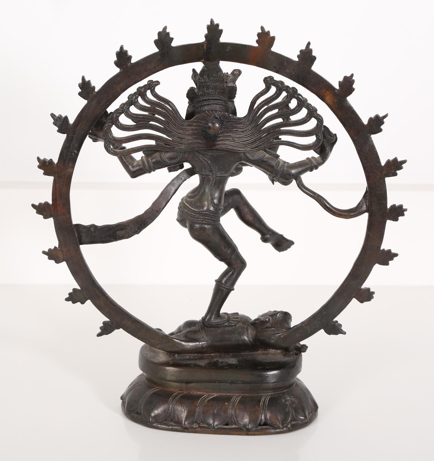 Indian Bronze Figure of Shiva Nataraja  For Sale 3