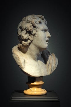 ITALIAN NEOCLASSICAL FIGURE OF ALEXANDER THE GREAT, Rome, 18th Century