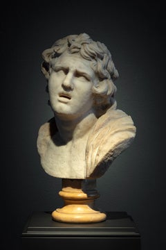 ITALIAN NEOCLASSICAL FIGURE OF ALEXANDER THE GREAT, Rome, 18th Century