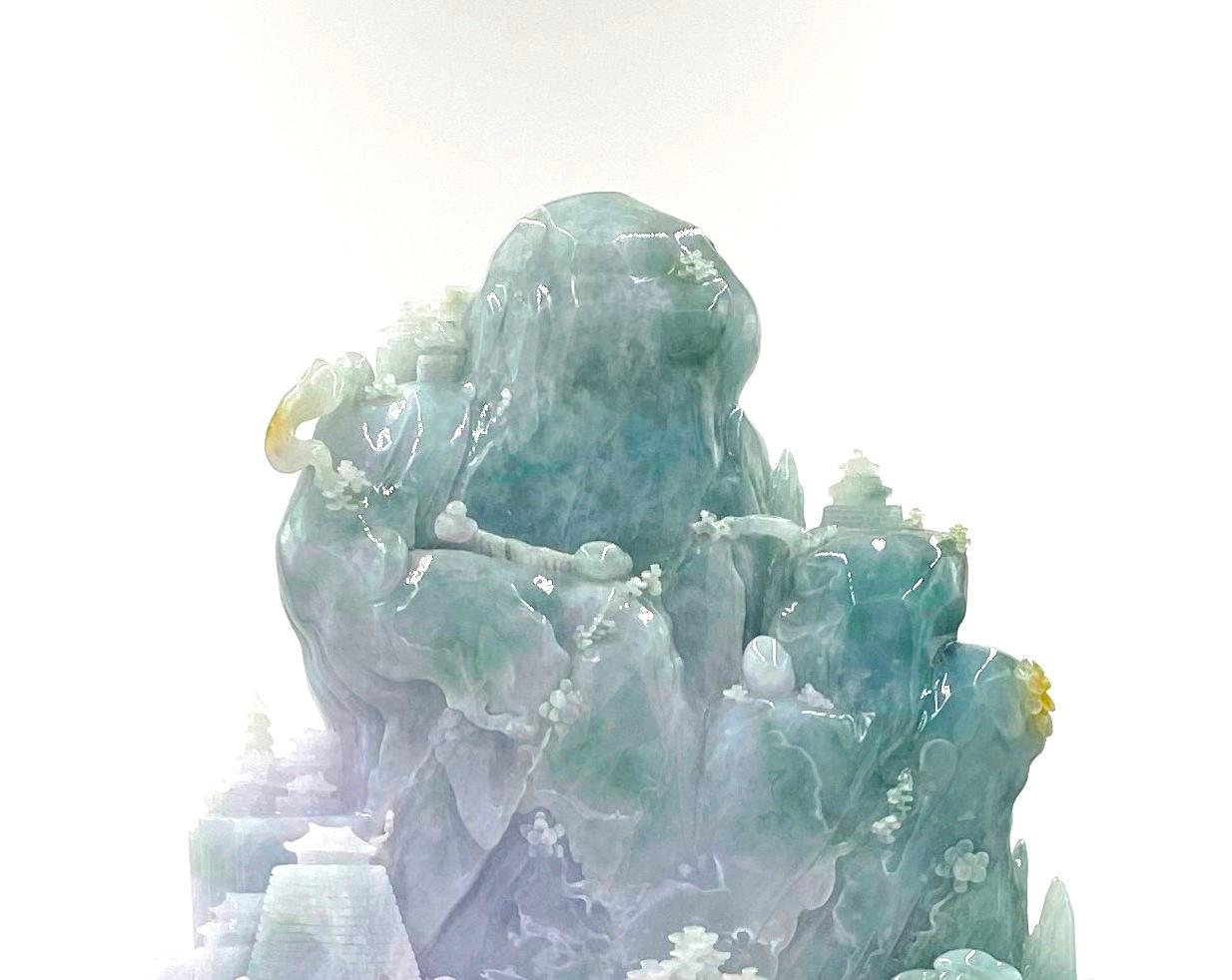 Unknown Jadeite Jade Mountain Carving at 1stDibs mount jadeite vessel, mount jadeite