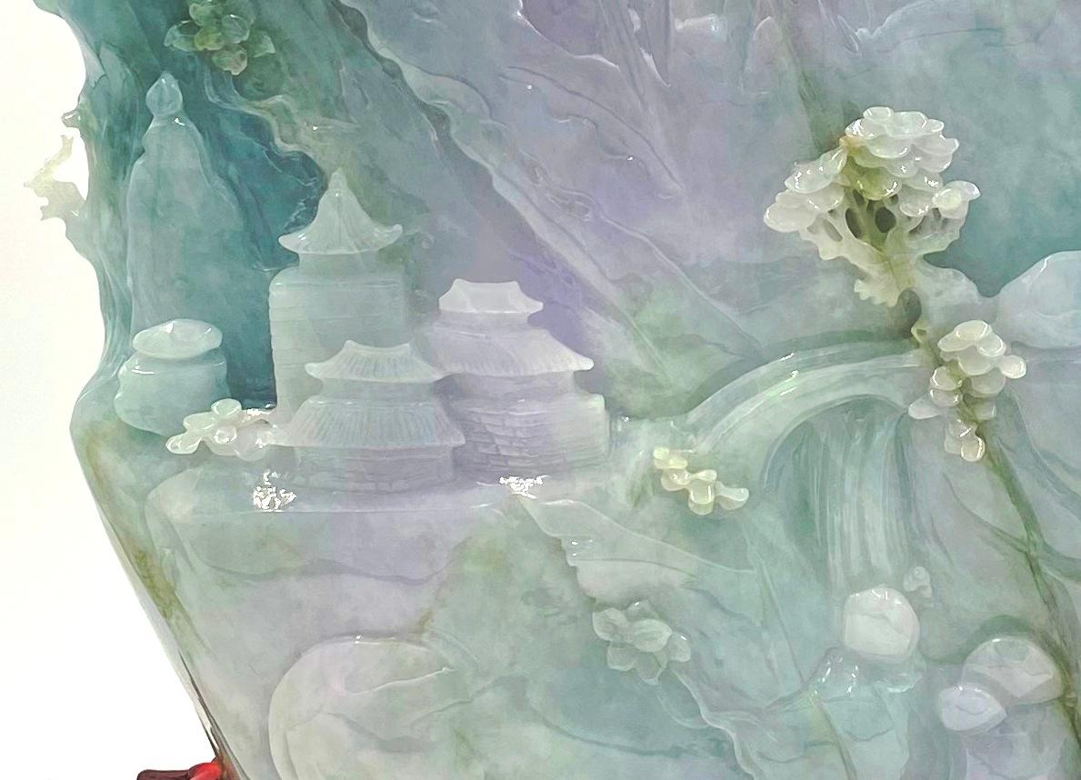 Unknown Jadeite Jade Mountain Carving at 1stDibs mount jadeite