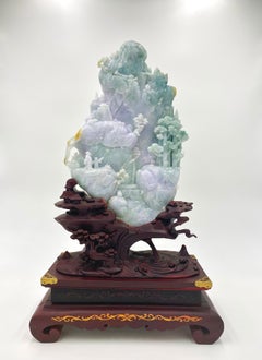 Jadeite Jade Mountain Carving