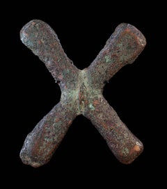 Sculpture en cuivre « Katanga Copper Currency - Congo » créée vers 1800