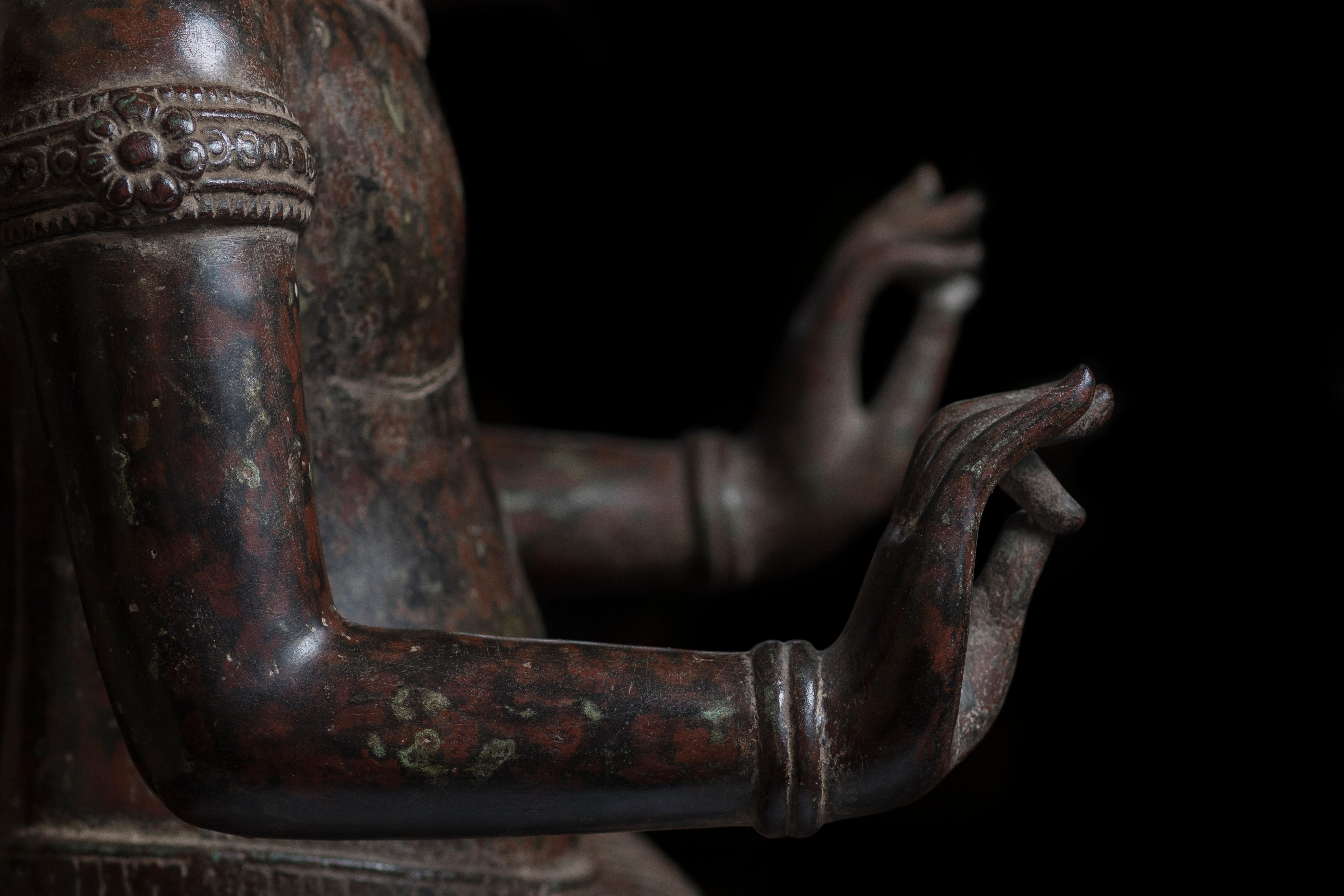 Kneeling Male Figure King Jayavarman VII 18th/19th century 4