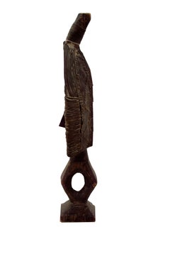 "Kota Reliquary Figure Nigeria, " Wood & Copper created circa 1970