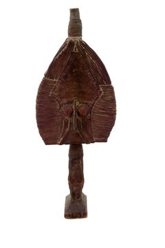 "Kota Reliquary Figure Nigeria," Wood & Copper created circa 1970
