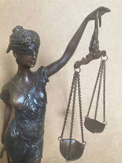 Lady Justice (Cast Solid Bronze) -- for your favorite attorney or judge!