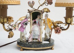 Lampe à abat-jour Napoléon III